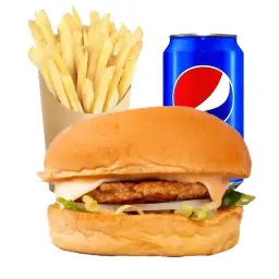 وجبة برجر دجاج